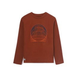 Tween Brick Red Long Sleeve