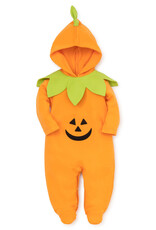 Kissy Kissy Hello Halloween Footie with Hood