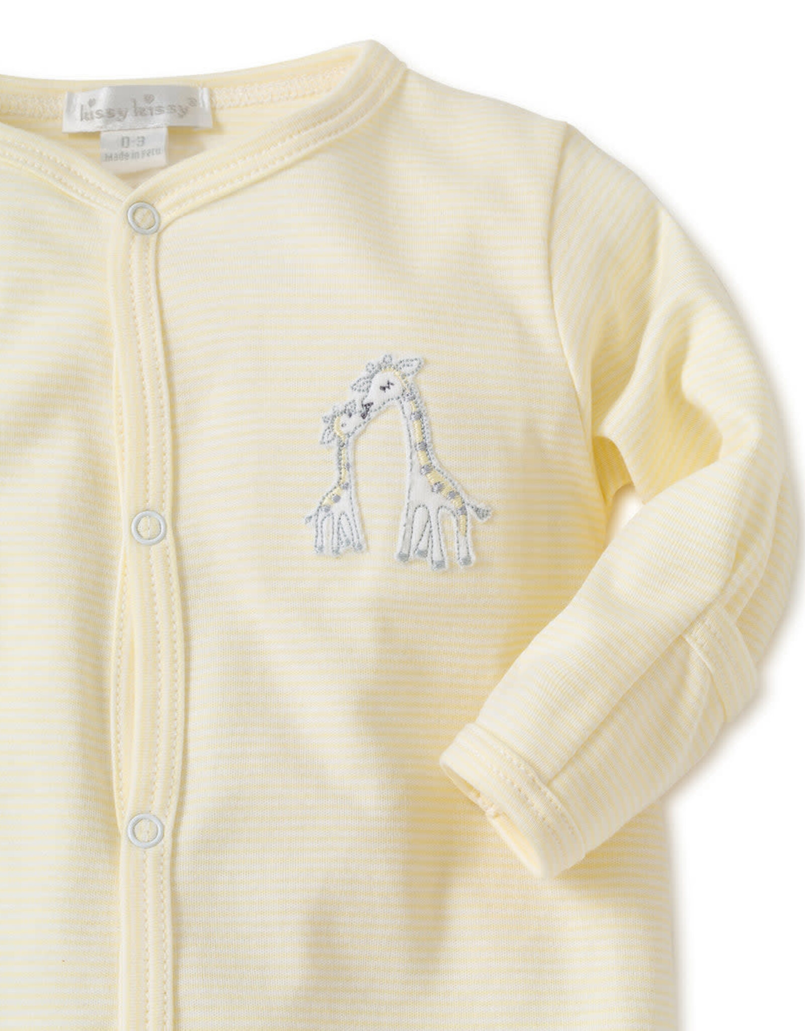 Kissy Kissy Giraffe Generations Stripe Footie