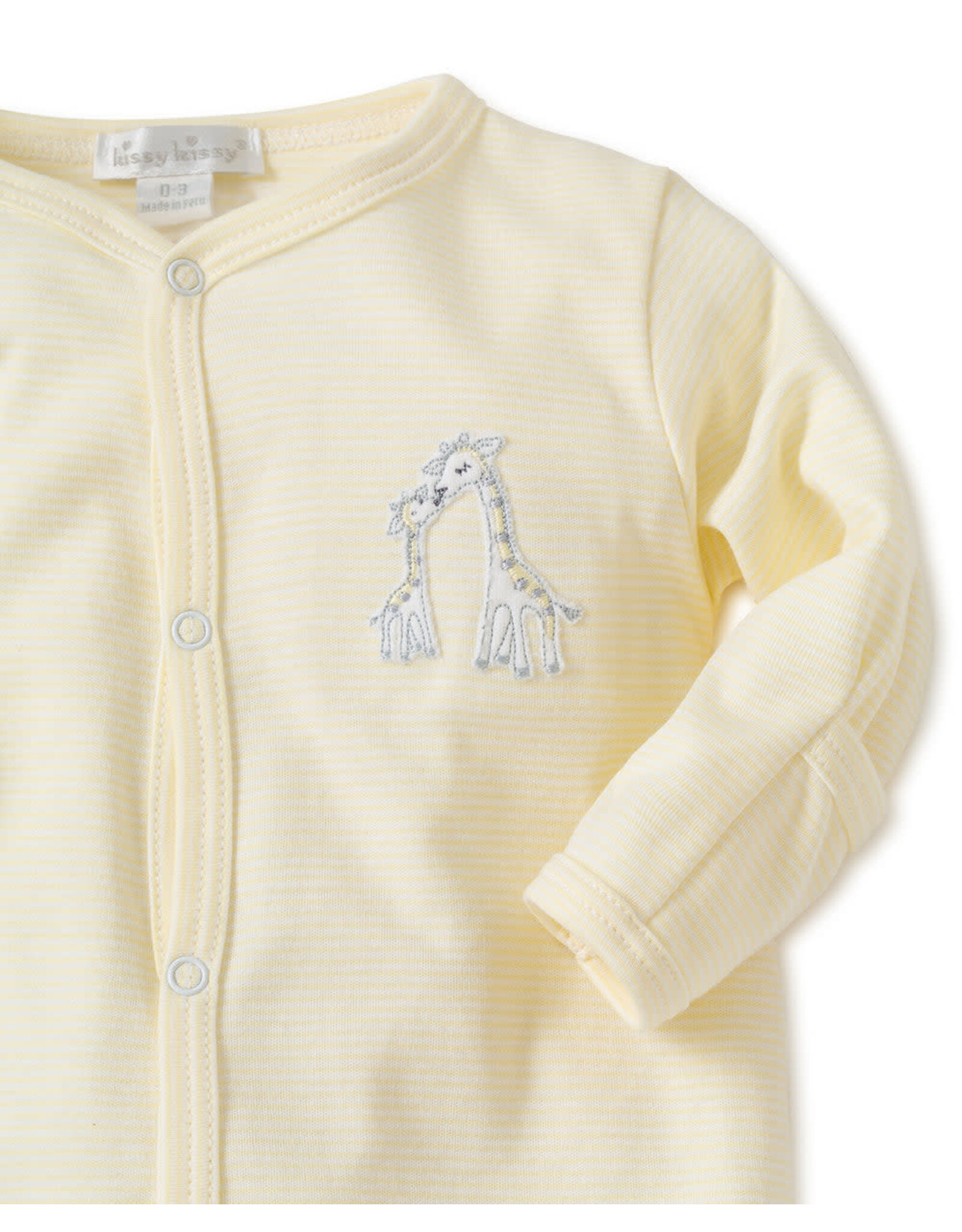 Kissy Kissy Giraffe Generations Stripe Footie