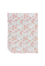 Baby Club Chic Pastel Floral Blanket with Ruffle