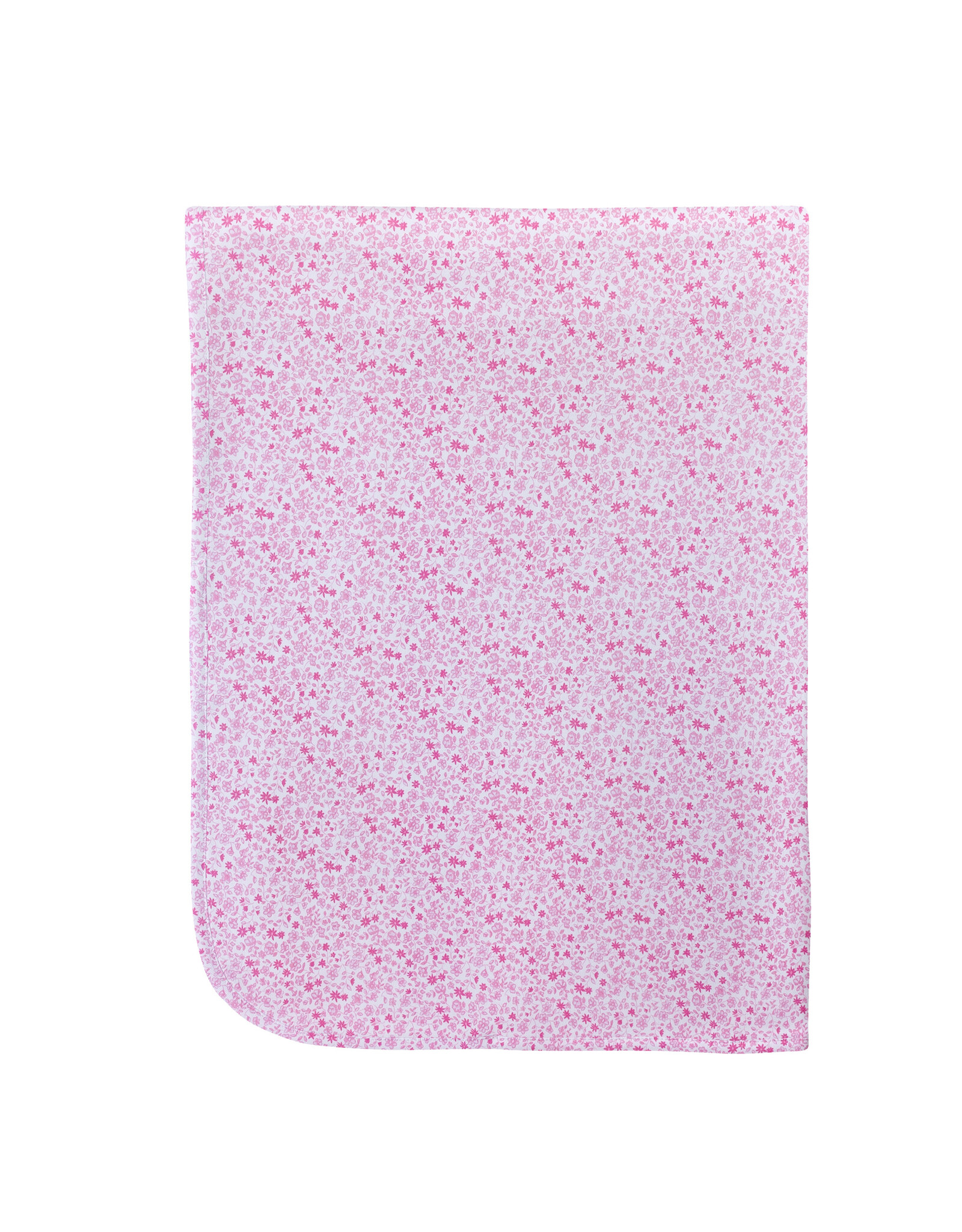 Baby Club Chic Tiny Flowers Pink Receiving Blanket