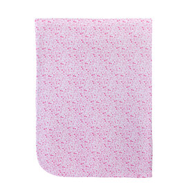 Baby Club Chic Tiny Flowers Pink Receiving Blanket