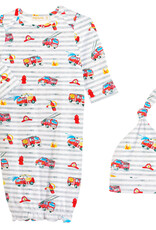 Baby Club Chic Firefighters Gown and Hat Set