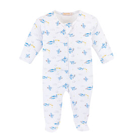 Baby Club Chic Sky Adventure Zipped Footie