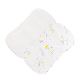 Baby Club Chic Baby Lambs Blue Burp Cloths Set