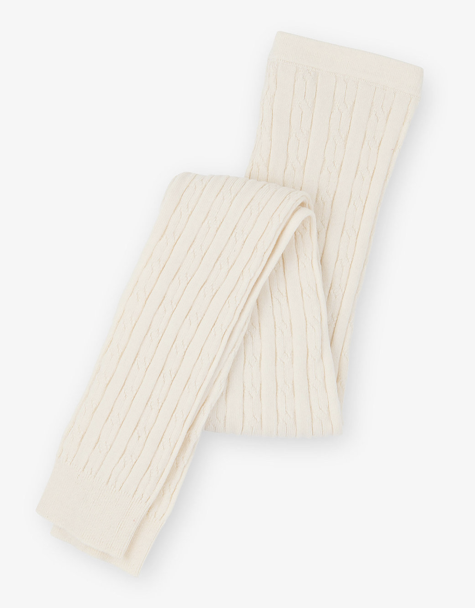 Hatley Cami Cream Cable Knit Footless Tights