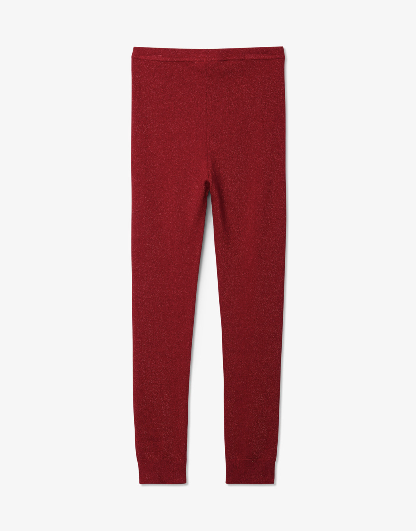 Hatley Red Shimmer Knit Footless Tights