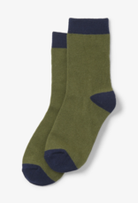 Hatley Green and Navy Kids Crew Socks