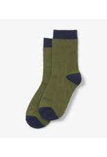 Hatley Green and Navy Kids Crew Socks