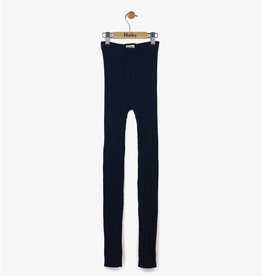 Hatley Navy Cable Knit Footless Tights