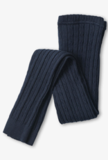 Hatley Navy Cable Knit Footless Tights