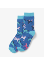 Hatley Prancing Horses Kid Crew Socks