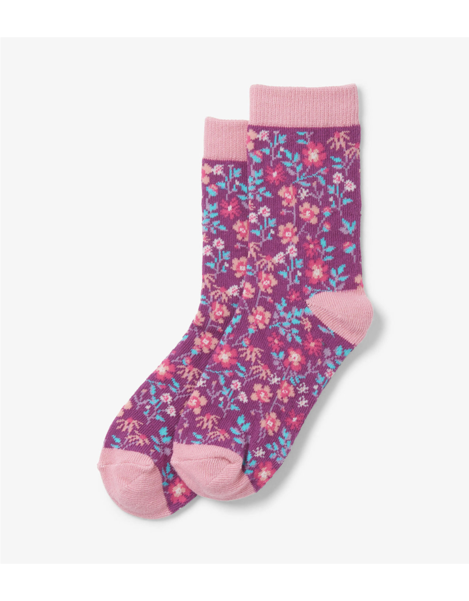 Hatley Wild Flowers Kid Crew Socks