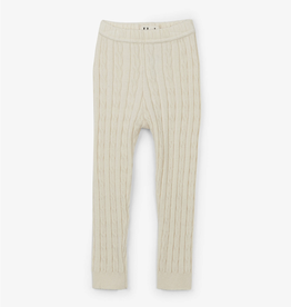 Hatley Cami Cream Baby Cable Knit Footless Tights
