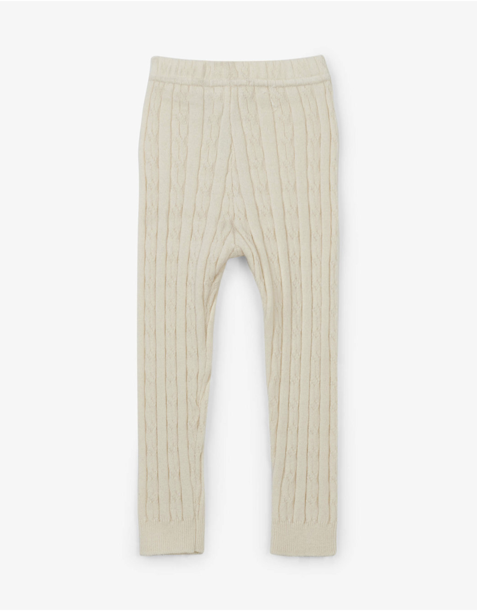 Hatley Cami Cream Baby Cable Knit Footless Tights