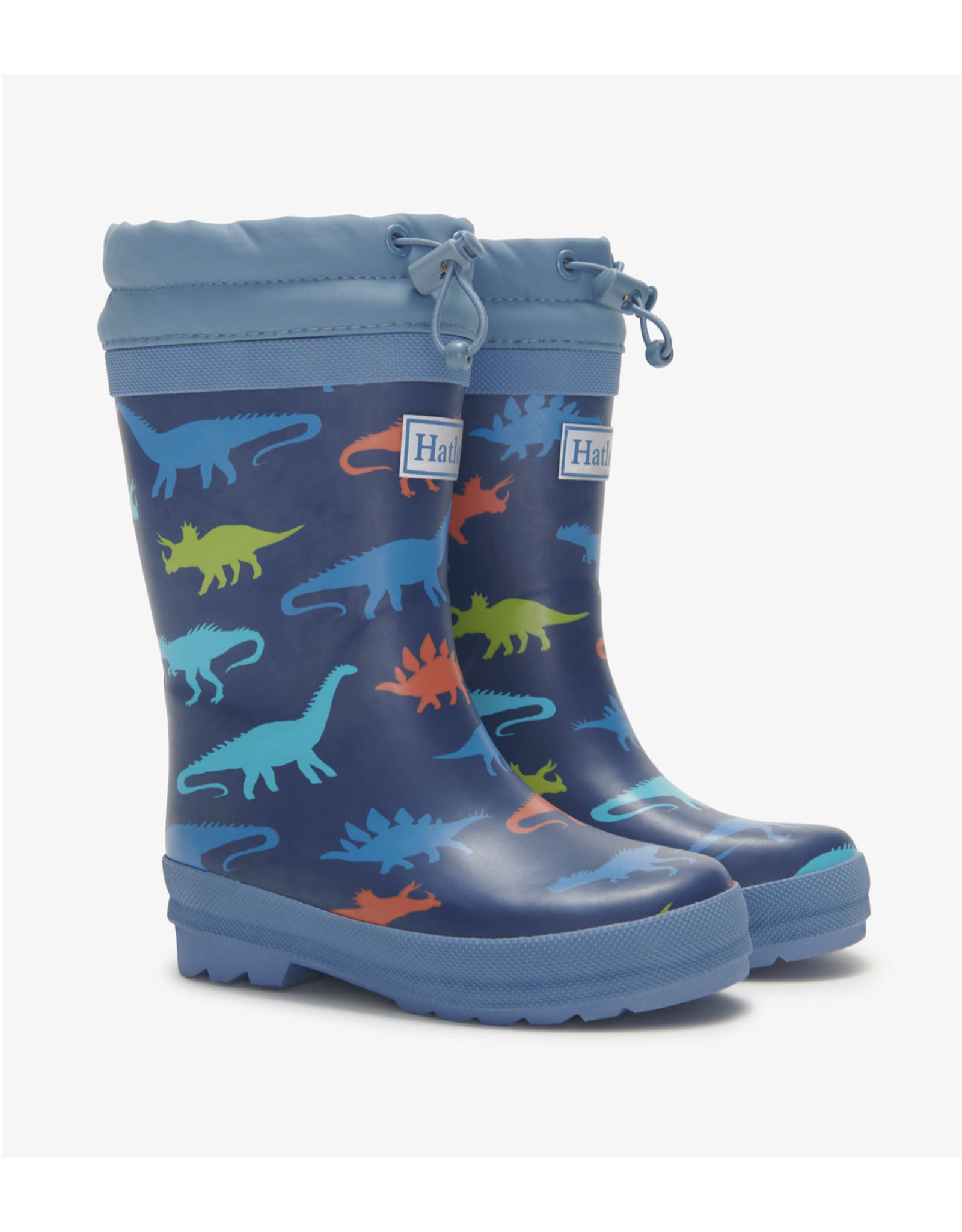 Hatley Dino Sherpa Lined Rain Boots