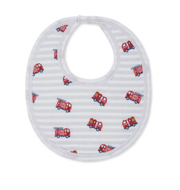 Kissy Kissy Firetruck Rescue Bib