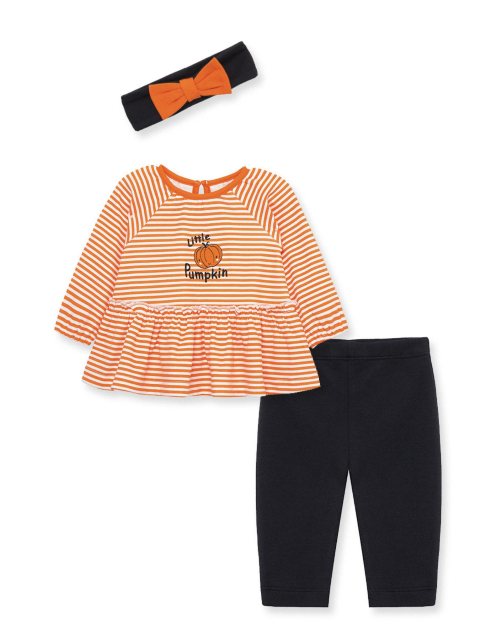 Little Me Little Pumpkin Tunic 3-Piece Set