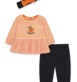 Little Me Little Pumpkin Tunic 3-Piece Set