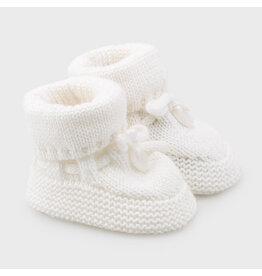 Mayoral Natural Knit Booties