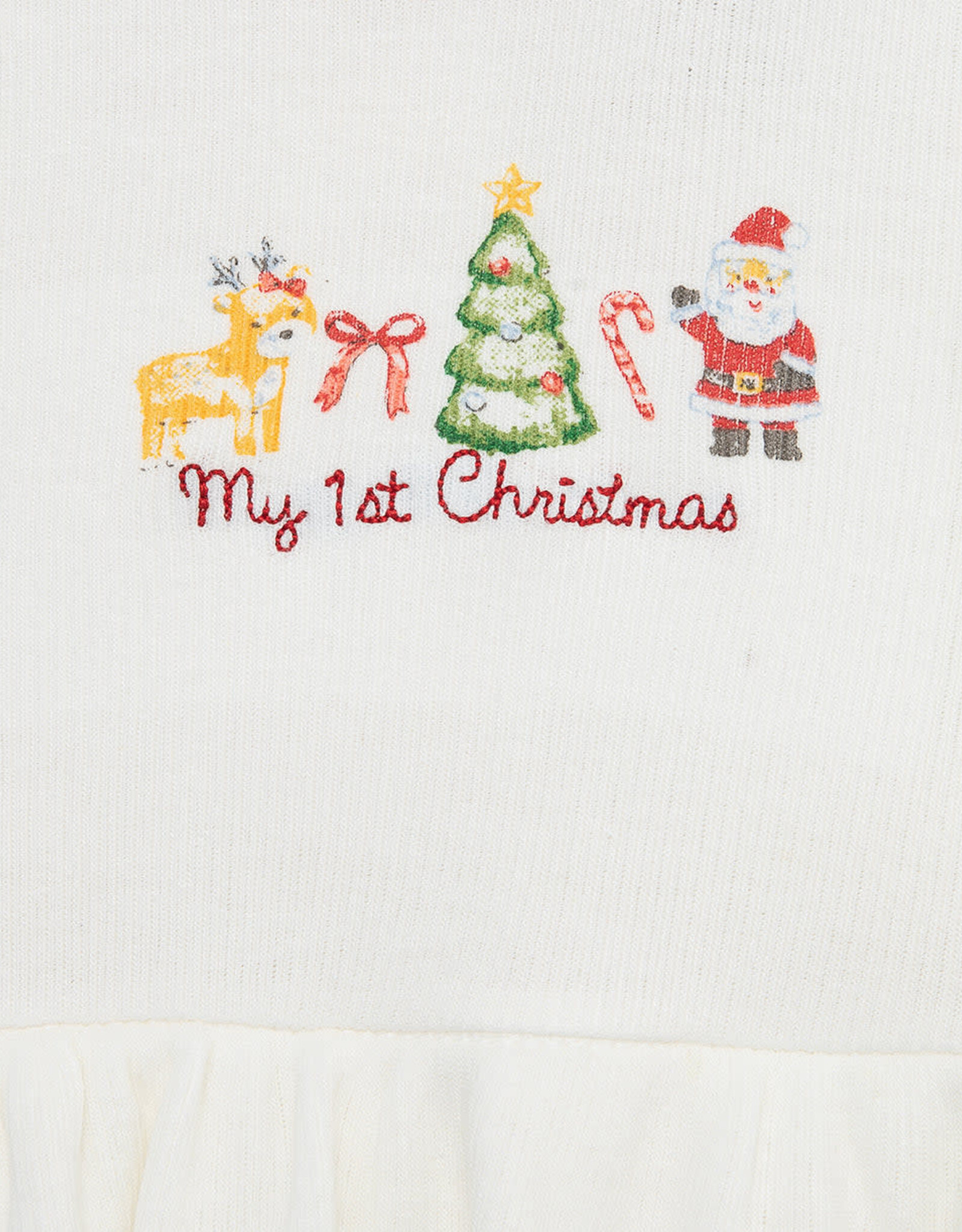 Little Me Christmas Bodysuit & Pant Set