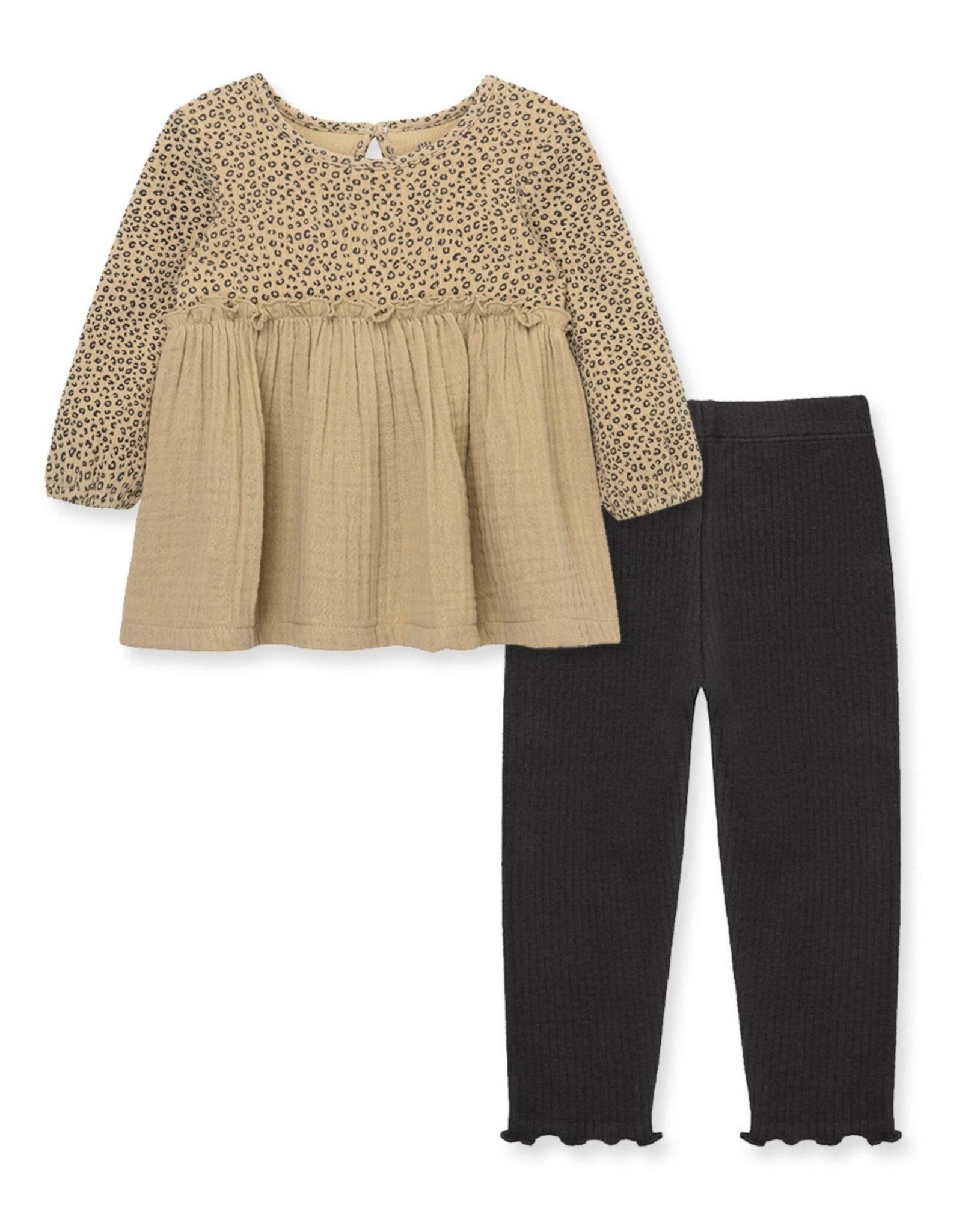 Little Me Leopard Tunic & Leggings Set