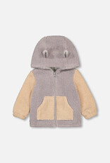 Deux Par Deux Quarry Sherpa Hooded Jacket