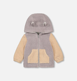 Deux Par Deux Quarry Sherpa Hooded Jacket