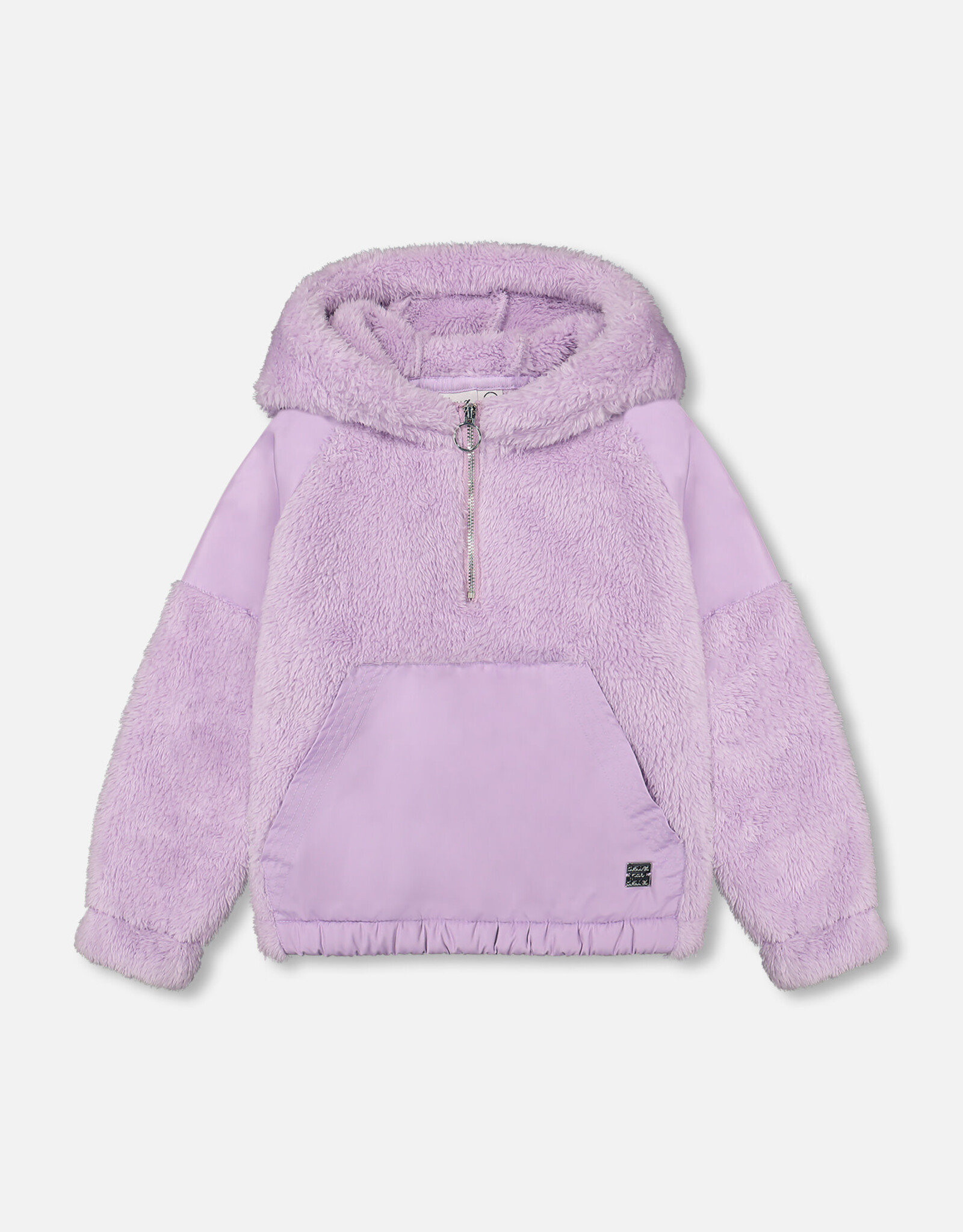 Deux Par Deux Lupine Purple Boodie with Kangaroo Pocket