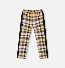 Deux Par Deux Pink Plaid Milano Treggings