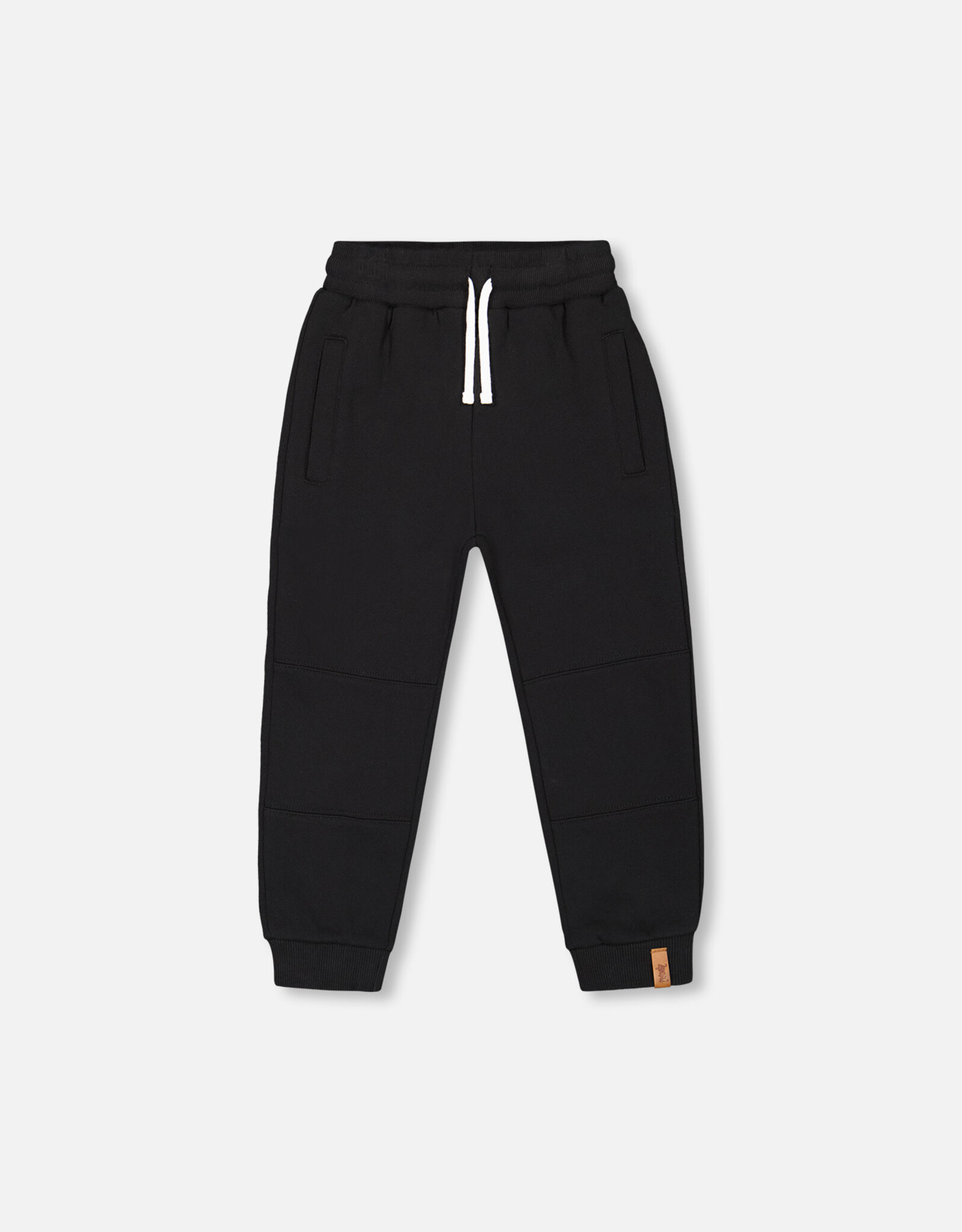 Deux Par Deux Anthracite Fleece Sweatpants with Pockets