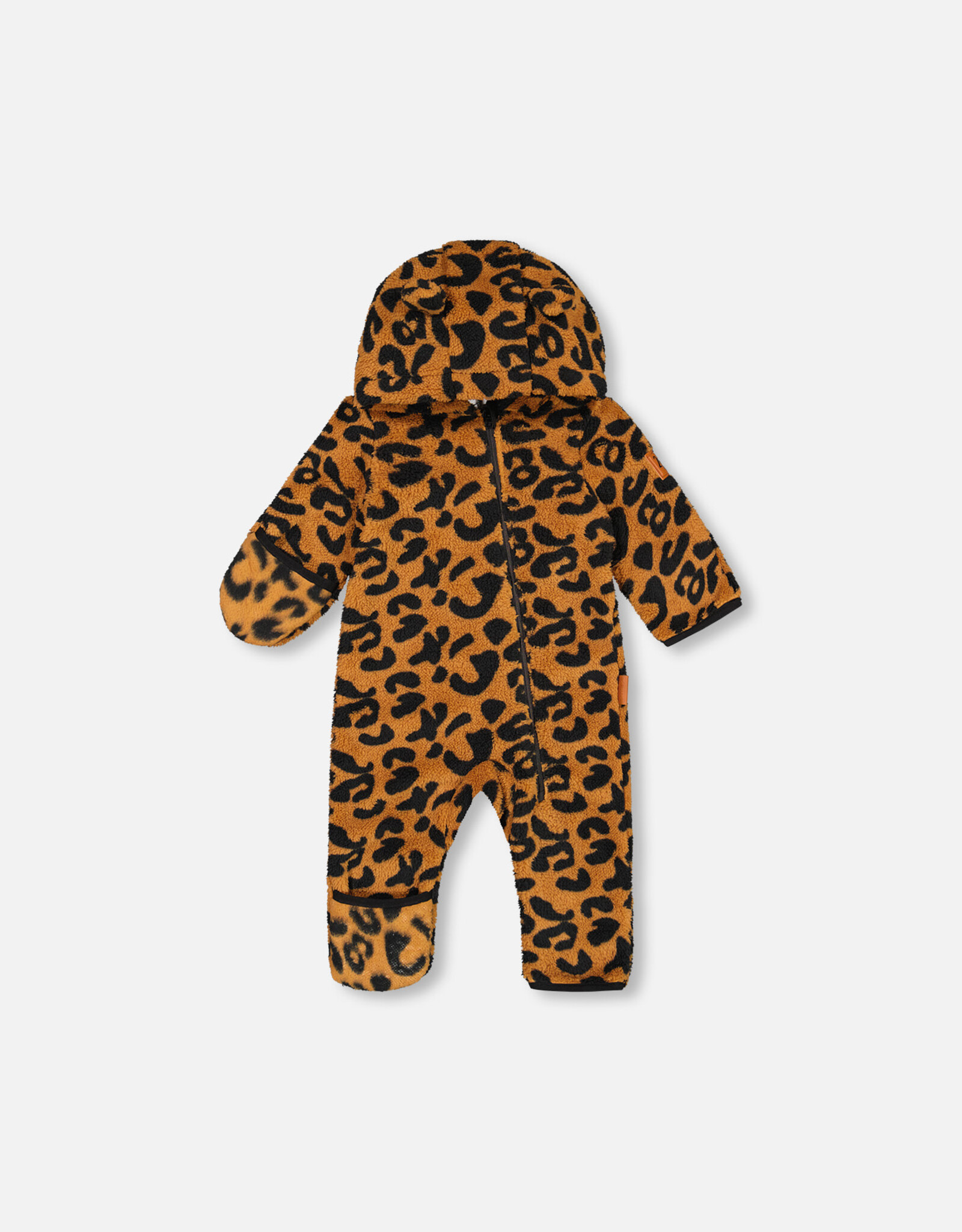 Deux Par Deux Leopard Baby One Piece