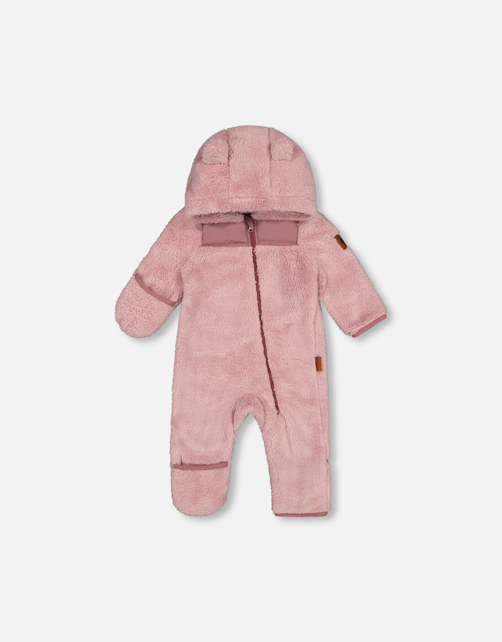 Deux Par Deux Rose Gray Baby One Piece