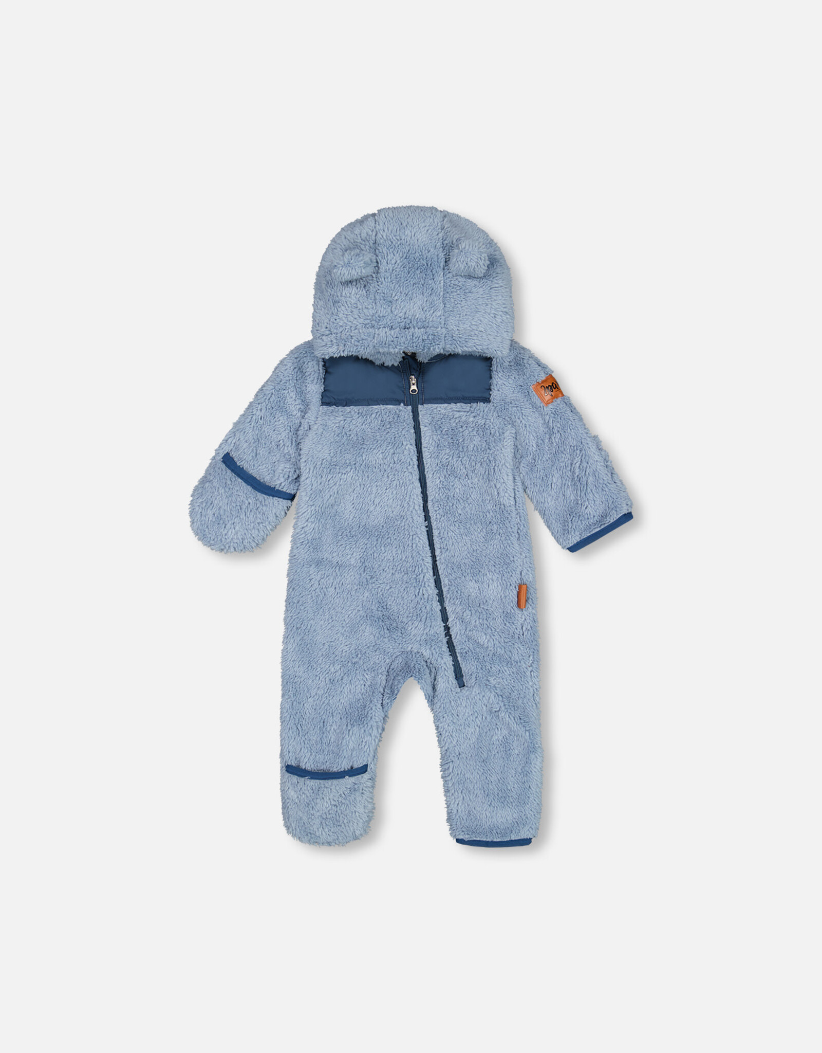 Deux Par Deux Majolica Blue Baby One Piece