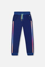 Deux Par Deux Dress Blue Athletic Sweatpants