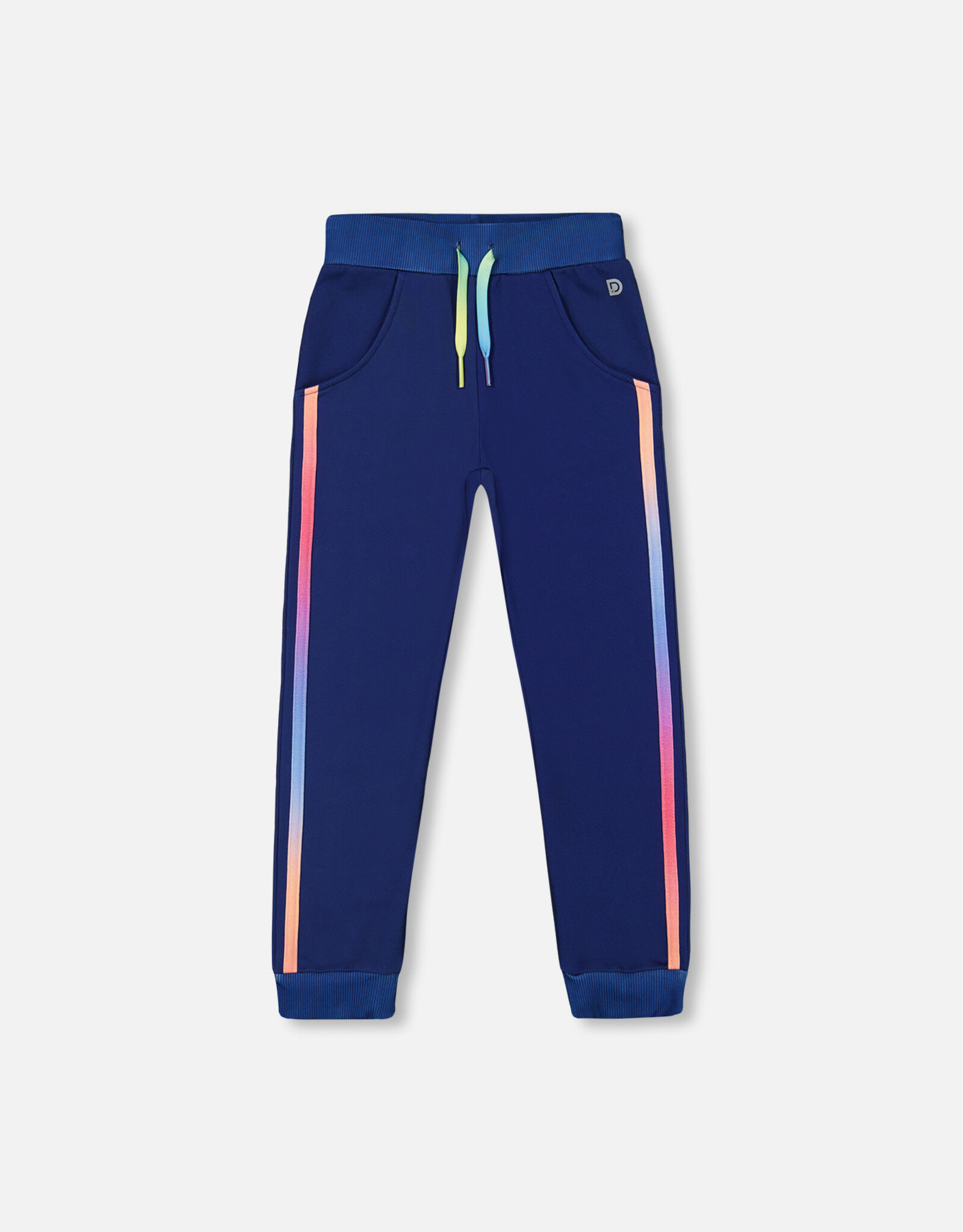 Deux Par Deux Dress Blue Athletic Sweatpants