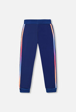 Deux Par Deux Dress Blue Athletic Sweatpants