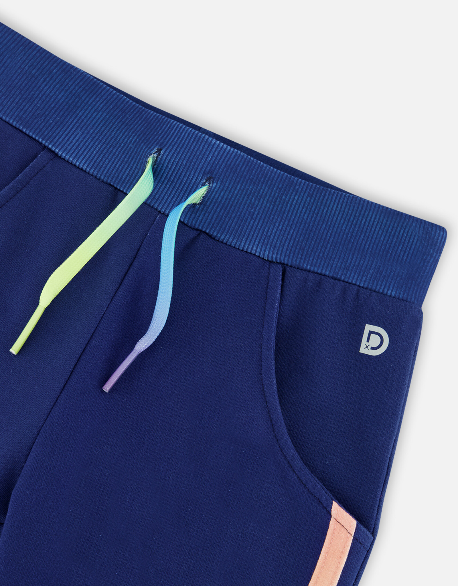 Deux Par Deux Dress Blue Athletic Sweatpants