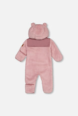Deux Par Deux Rose Gray Baby One Piece