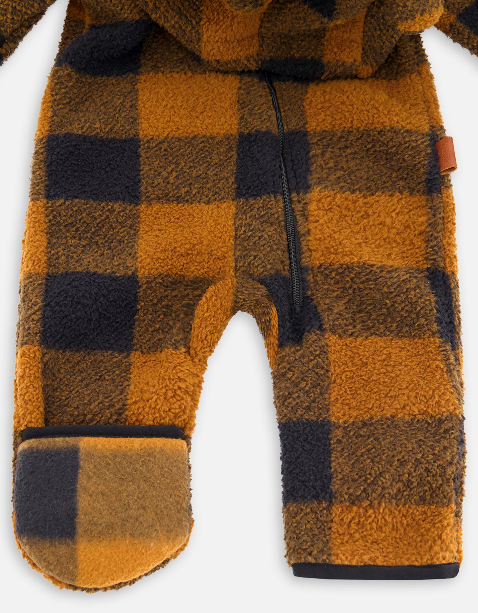 Deux Par Deux Plaid Baby One Piece