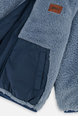 Deux Par Deux Majolica Blue Reversible Jacket