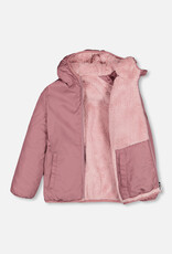 Deux Par Deux Rose Gray Reversible Jacket