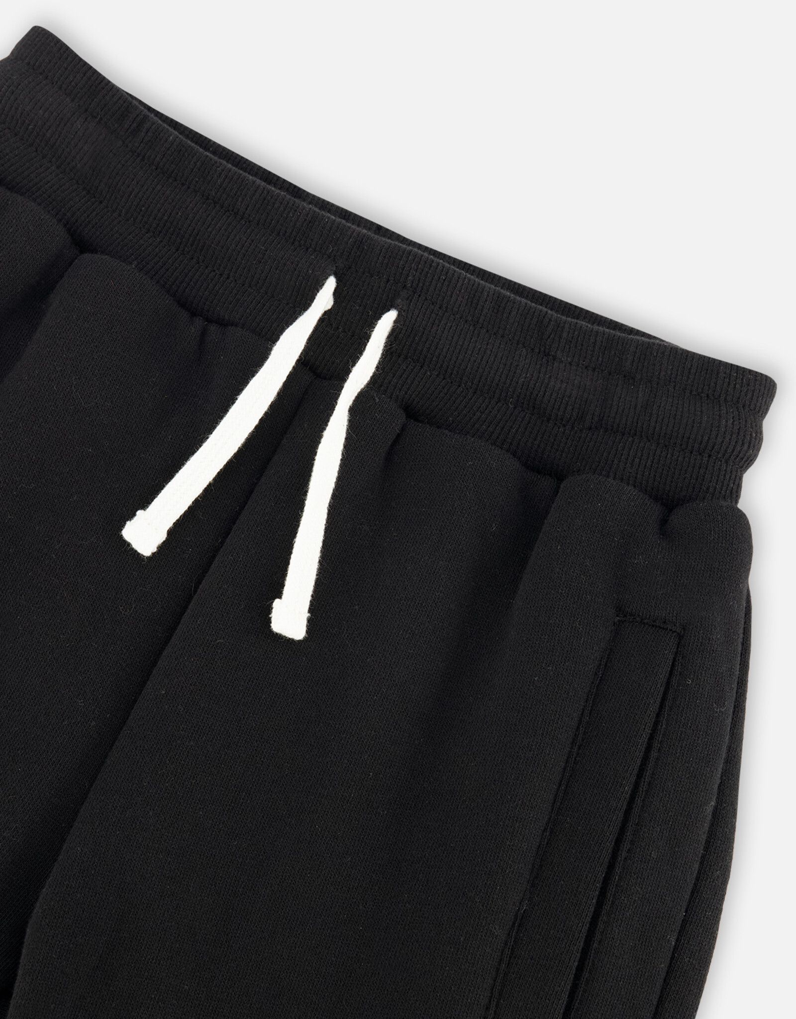 Deux Par Deux Anthracite Fleece Sweatpants with Pockets