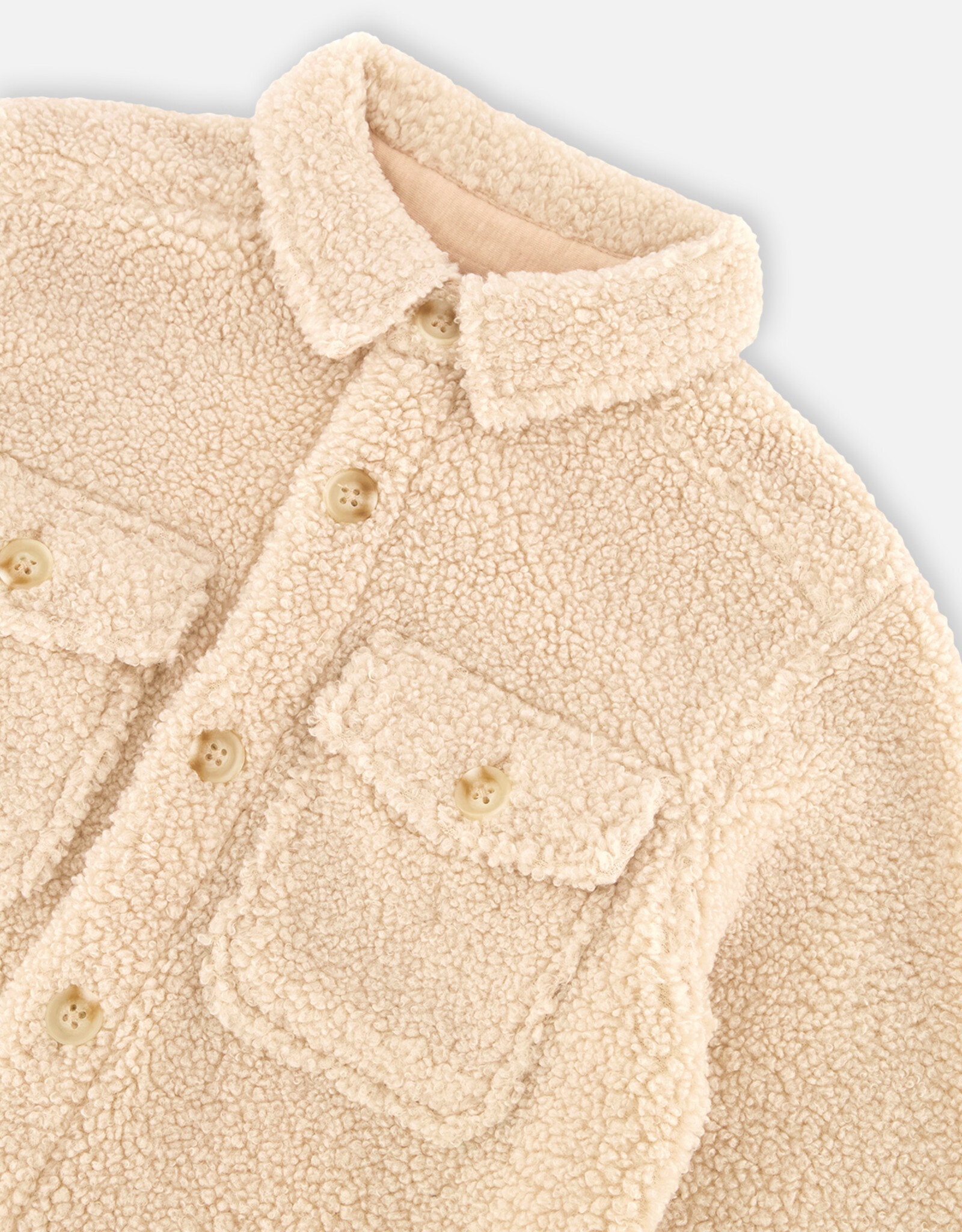 Deux Par Deux Boulder Sherpa Overshirt