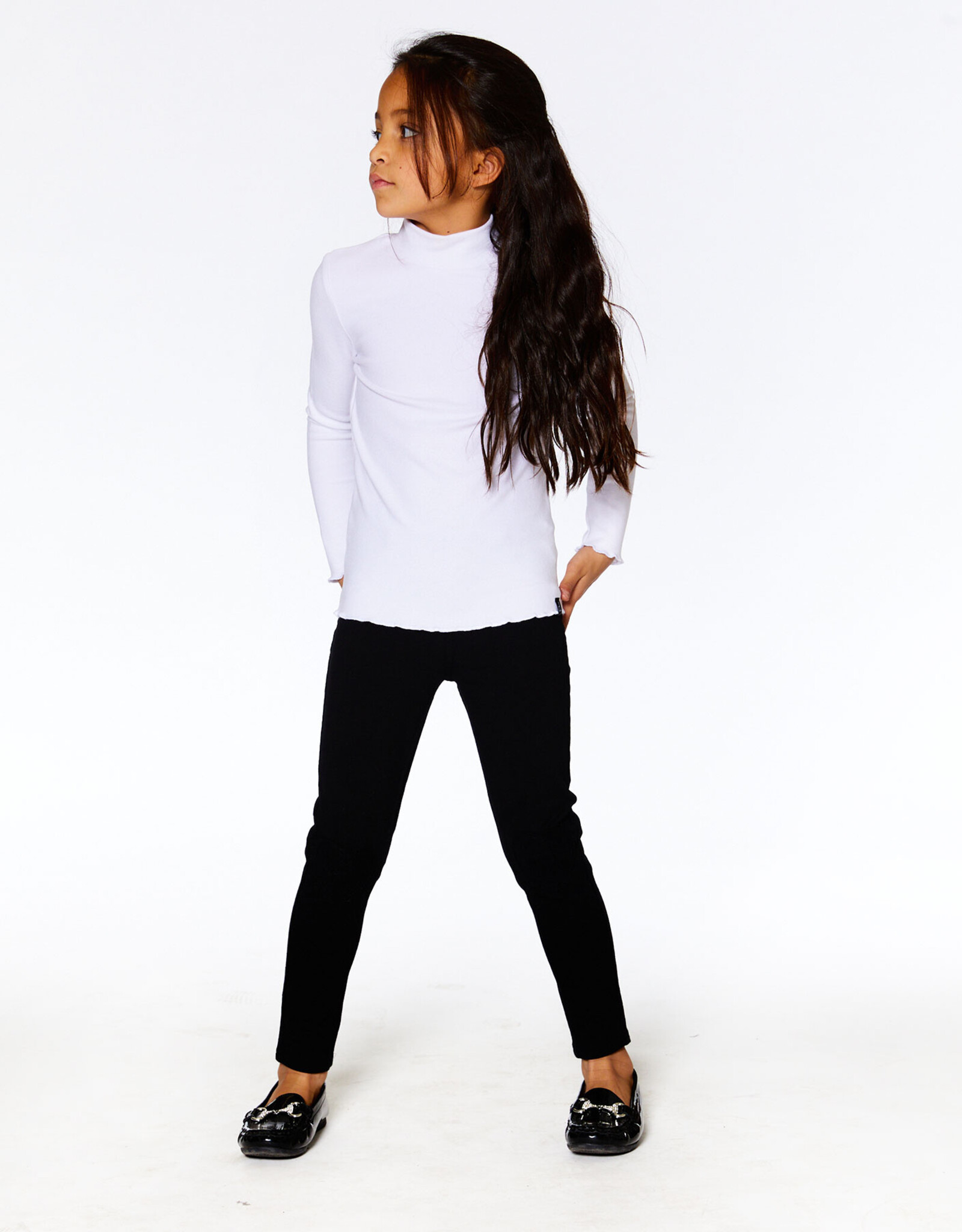 Deux Par Deux Anthracite Milano Treggings With Sequins