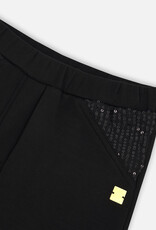 Deux Par Deux Anthracite Milano Treggings With Sequins