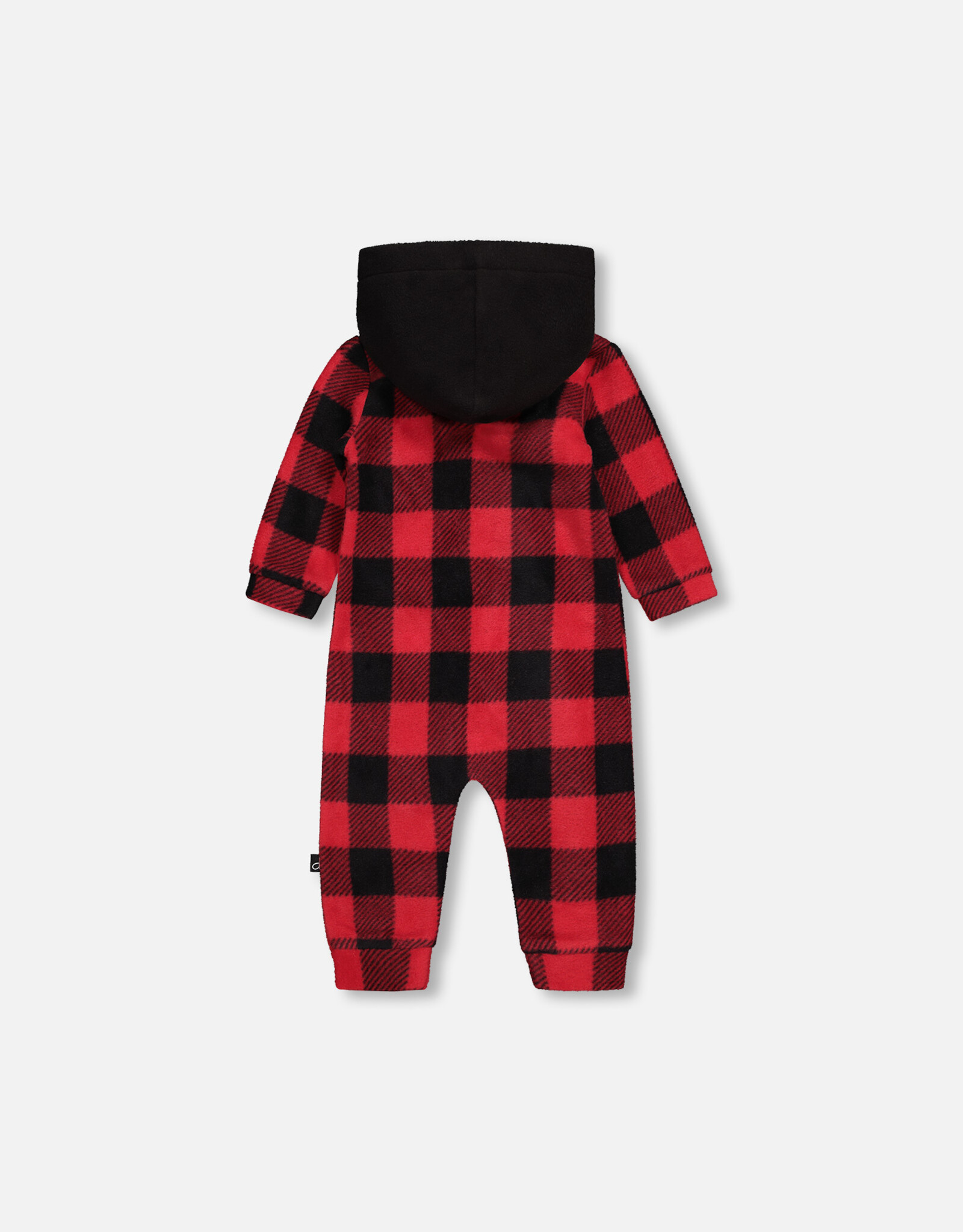 Deux Par Deux Light Polar Lumberjack Hooded Jumpsuit