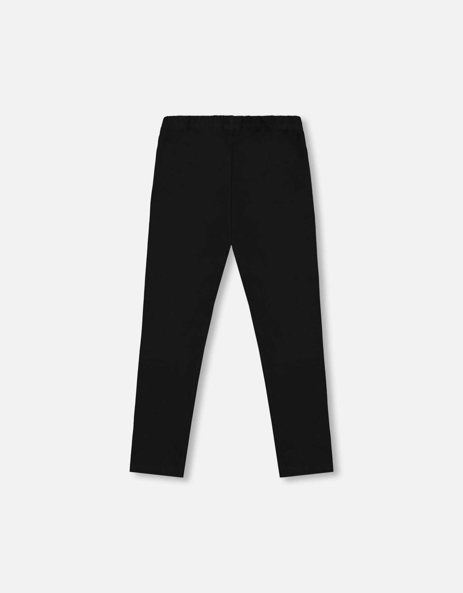 Deux Par Deux Anthracite Stretch Legging with Heart Knee