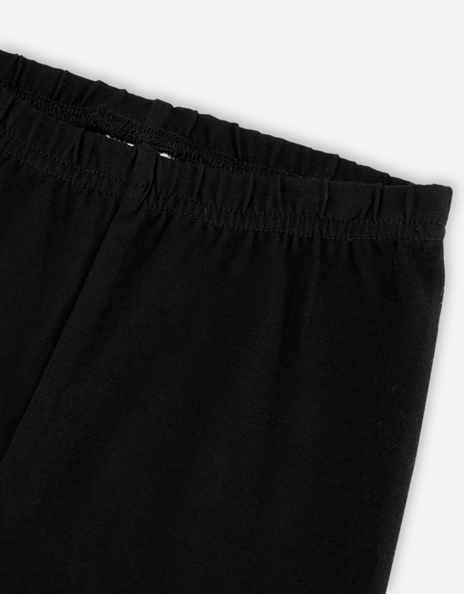 Deux Par Deux Anthracite Stretch Legging with Heart Knee